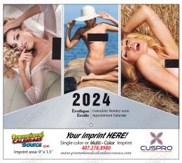 Erotic / &Eacute;rotique Nude Females Bilingual Adult Content Calendar, Stapled 2027 promotional calendar – Nude Calendars – 2026