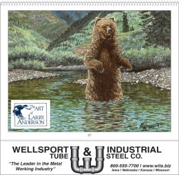 Larry Anderson Wildlife Art Calendar, Spiral promotional calendar – Wildlife Art Calendars – 2026