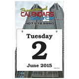 Large Daily Date Calendar size 7x11 with 6x5-1/2 refillable date pad  promotional calendar – Daily Date Calendars – 2026