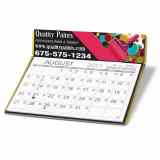 Full-Color Ad Copy Imprint Desk Calendar  promotional calendar – Easel Desk Calendars – 2026