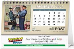 The Saturday Evening Post Desk Promotional Calendar 2026