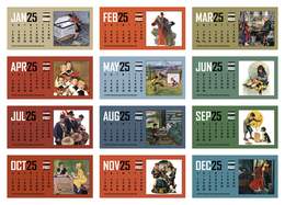 The Saturday Evening Post Desk Calendar Promotional Calendar 2026