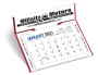 Memo Promotional Easel Desk Calendar Red-White