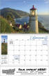 2026 Lighthouses Wall Calendar 
