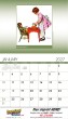 2026 Promotional calendar Norman Rockwell,Stapled, Item BC-2001 open view