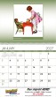 2026 Promotional calendar Norman Rockwell,Spiral, Item BC-200 open view