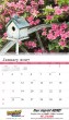 2026 Promotional calendar Gardens, Item BC-220 open view