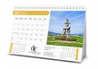 Open view of BKP-950 custom desk calendar