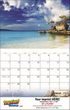 2026 Oceans & Beaches Paradise Calendar - Stapled, Item CC-411 Open View Image