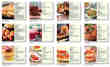 Delicious Recipes Culinary Calendar Bilingual  open view 2026