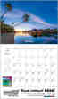Dreamy Getaways Scenic Calendar Bilinglaul English/Spanish open view 2026