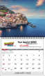 2026 Scenic Promotional wall calendar Item JC-201 open view
