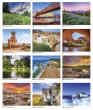 2026 America Scenic Promotional wall calendar Item JC-202 monthly images