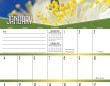 2026 Day By Day wall calendar grid details