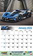 Exotic Cars Calendar Stapled 2026