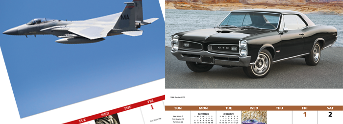 2027 Stapled Theme Calendars