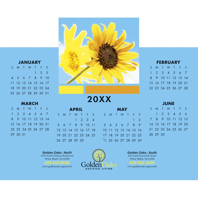 Die-Cut Custom Tent Calendar Promotional Calendar