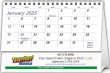 Econo Desk Promotional Calendar open view