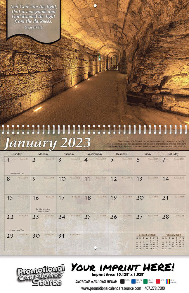 Christian Reflections Wall Calendar Spiral