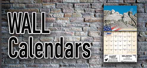 custom printed promotional wall calendars for business and personal advertising