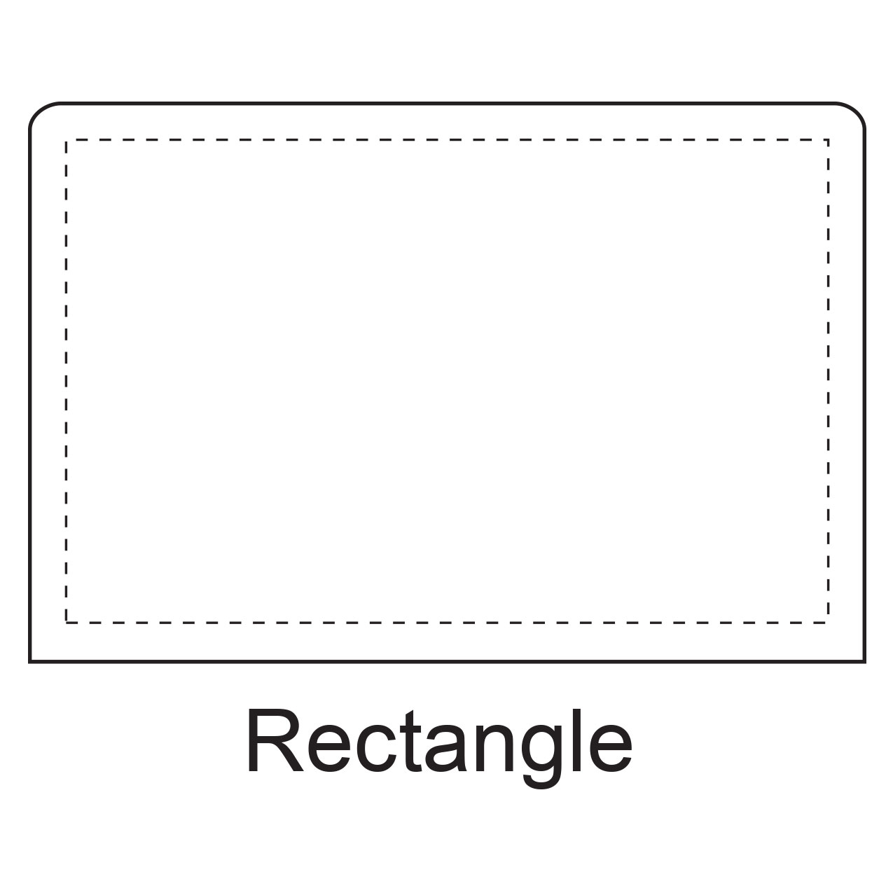 Rectangle shaped stick-up self-adhesive calendar