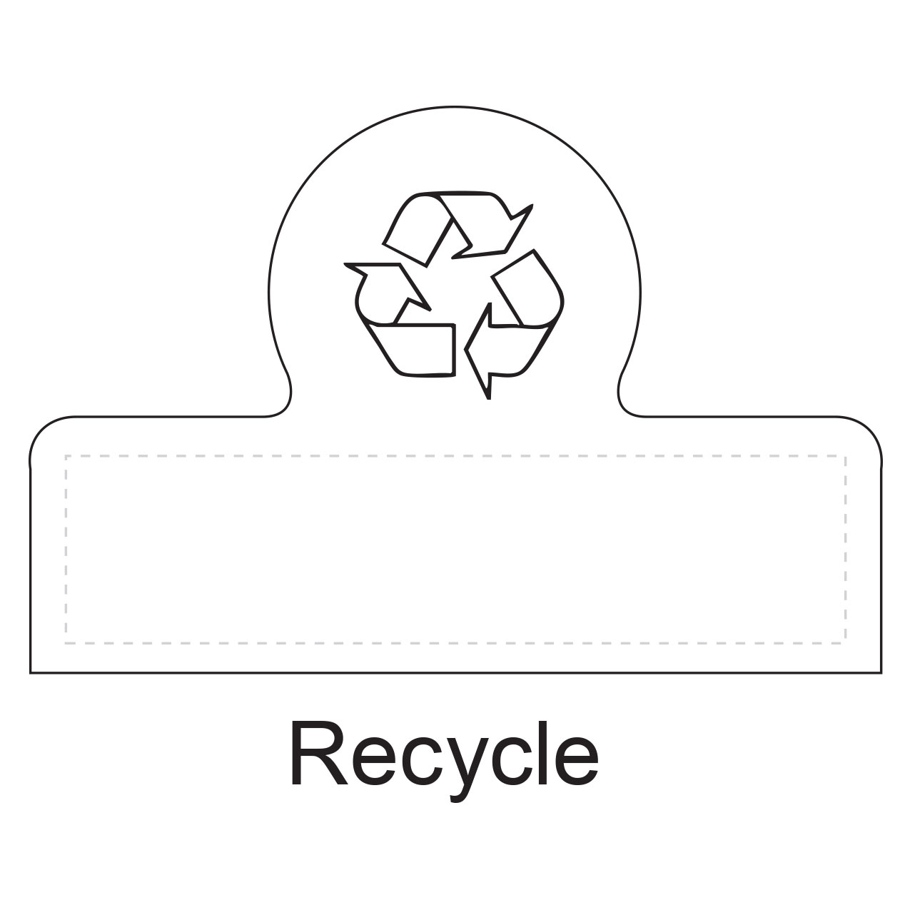 Recycle shaped stick-up self-adhesive calendar