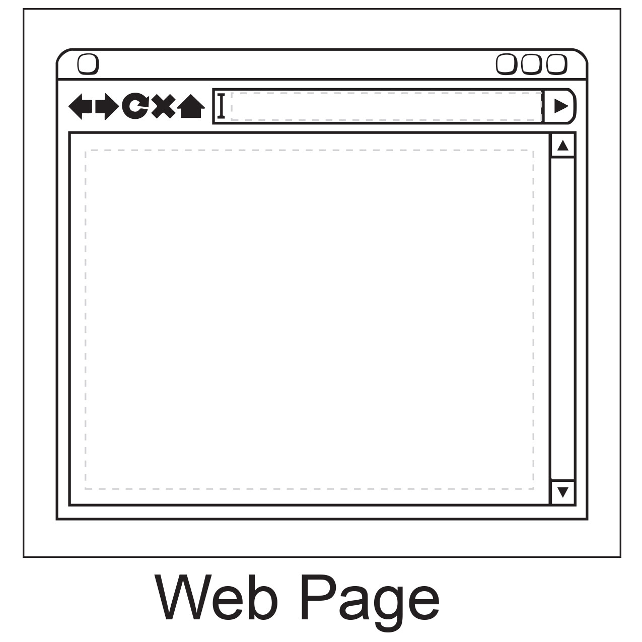 Web_Page shaped stick-up self-adhesive calendar